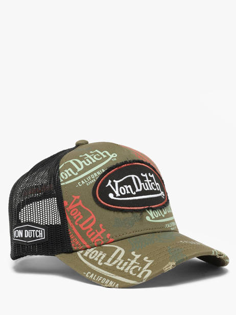 Casquette Von dutch Noir accessoires CAFE12 vue secondaire 1
