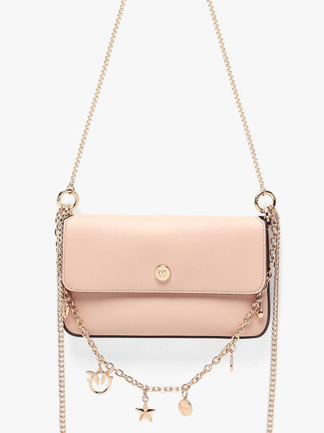 Sac Téléphone Love Bag Charms Cuir Pinko Rose love bag icon 7028A0QO vue secondaire 1