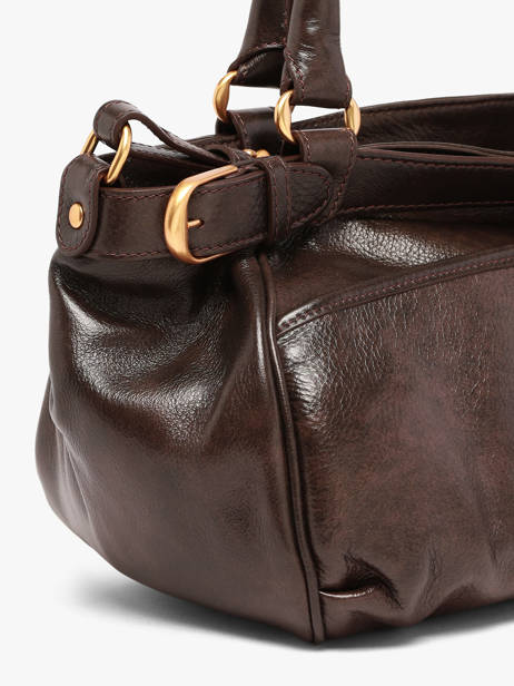 Handbag Lune Leather Vanessa bruno Brown lune 7V40920 other view 3