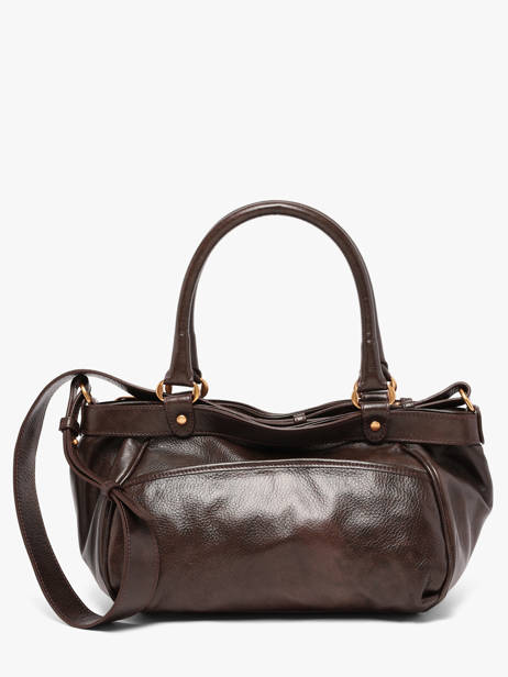 Handbag Lune Leather Vanessa bruno Brown lune 7V40920 other view 5