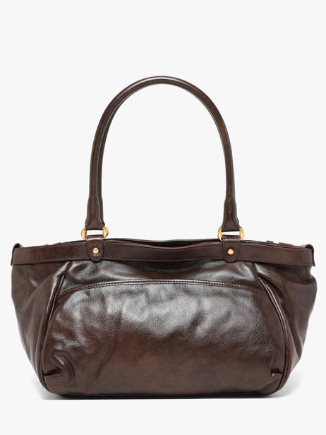 Sac Shopping Lune Cuir Vanessa bruno Marron lune 7V40921 vue secondaire 4
