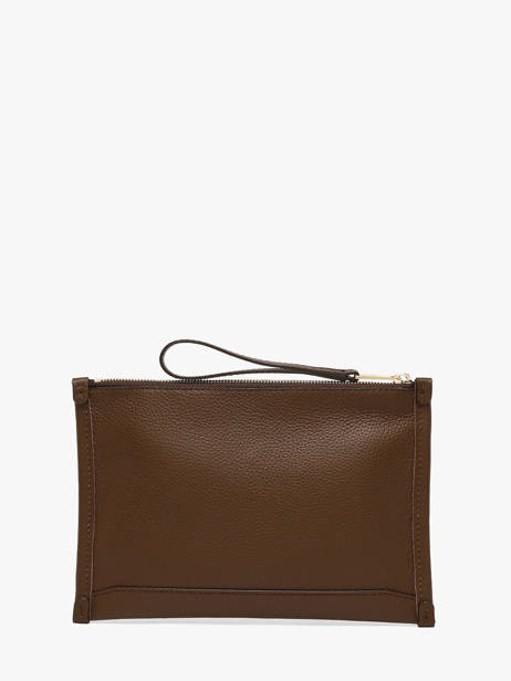 Pochette Zippée Jour Cuir Lancel Marron jour A13174 vue secondaire 3