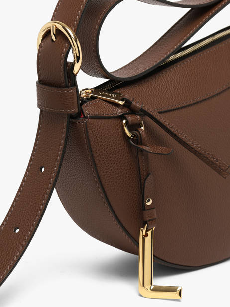 Sac Bandoulière Faubourg Cuir Lancel Marron faubourg A13525 vue secondaire 3
