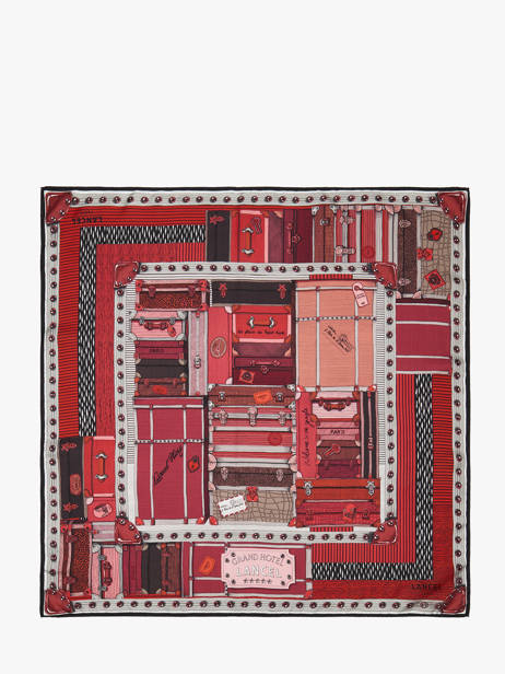 Foulard Lancel Rouge charms A14339