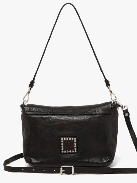 Sac Bandoulière Orchidea Cuir Campomaggi Noir orchidea 25890ND vue secondaire 4