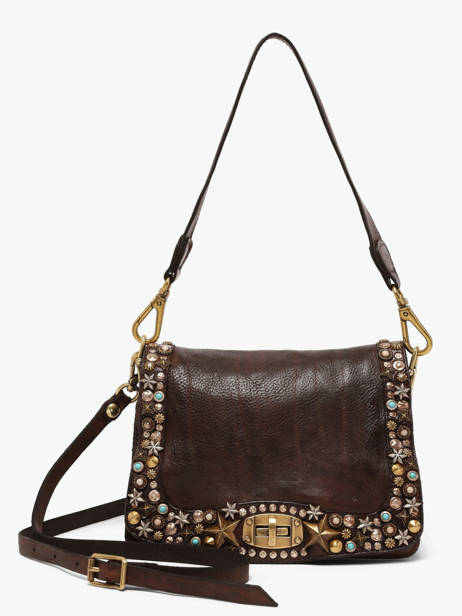 Sac Bandoulière Poppi Cuir Campomaggi Marron poppi 38610ND