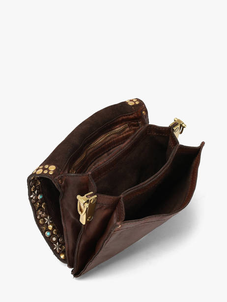 Sac Bandoulière Poppi Cuir Campomaggi Marron poppi 38610ND vue secondaire 3
