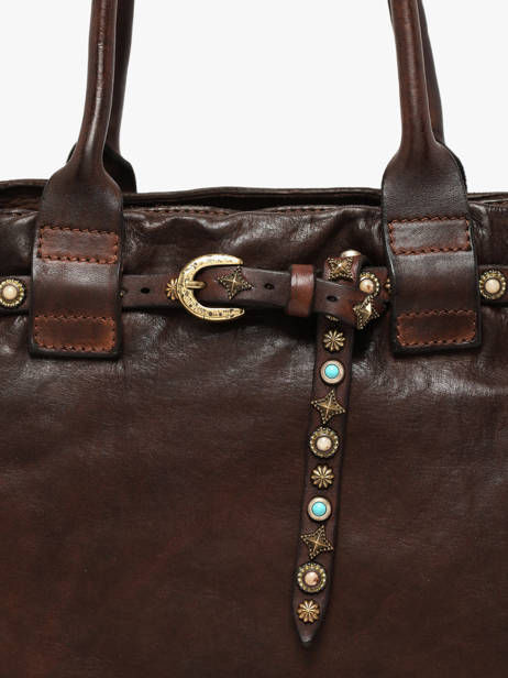 Sac à Main Poppi Cuir Campomaggi Marron poppi 41020ND vue secondaire 2