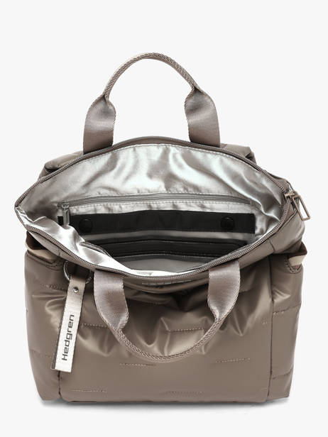 Backpack Comfy Hedgren Gray cocoon HCOCN04 other view 3