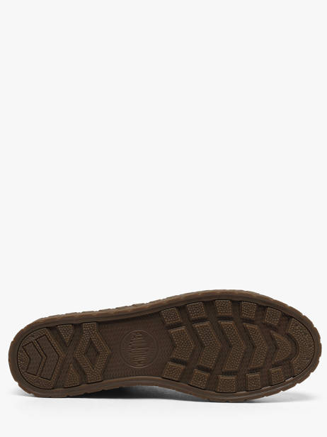 Sneakers Montante En Cuir Palladium Noir men 74996008 vue secondaire 4