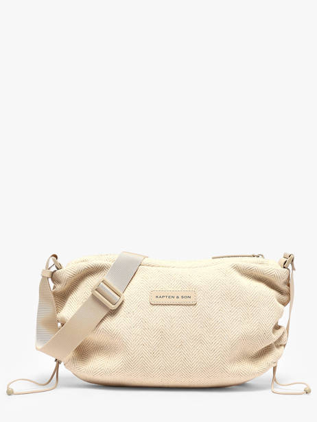Shoulder Bag Ibiza Kapten and son Beige ibiza IB