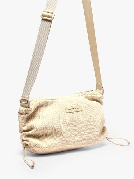 Shoulder Bag Ibiza Kapten and son Beige ibiza IB other view 1