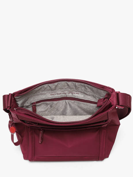 Shoulder Bag Orva In Recycled Polyester Hedgren Red inner city upgrade HIC370 other view 3