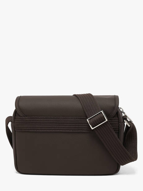 Sac Bandoulière Lacoste Marron men's classic NH4858HC vue secondaire 3