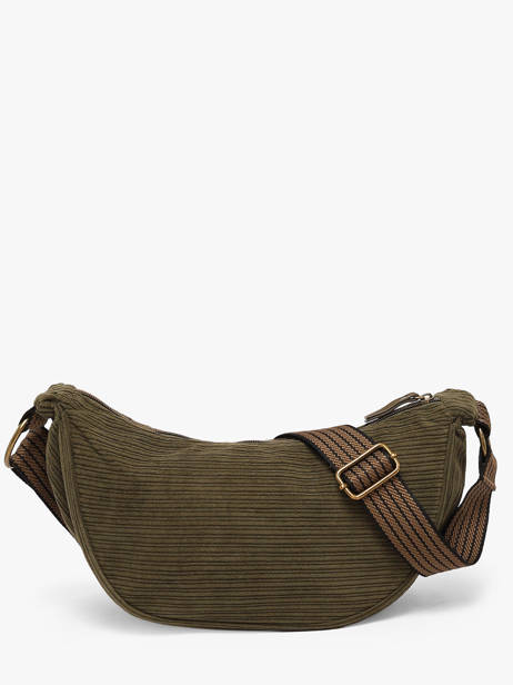Shoulder Bag Velours Le voyage en panier Green velours AHP307 other view 4