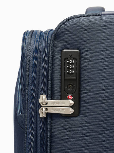 Expandable Cabin Luggage American tourister Blue summerride 149497 other view 1
