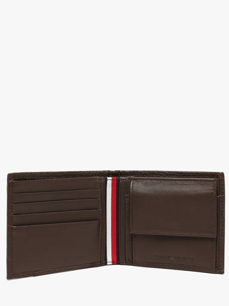 Portefeuille Cuir Tommy hilfiger Marron corporate AM14779 vue secondaire 1