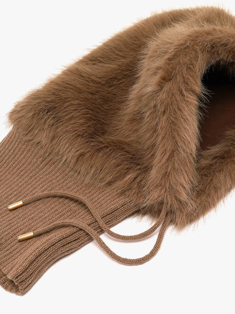 Cagoule Moumoute Budaclava Le voyage en panier Marron accessoires AHC004 vue secondaire 1