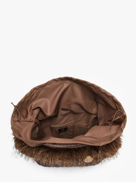 Large Doudou Basket Bag Partridge Effect Le voyage en panier Brown doudou L other view 3
