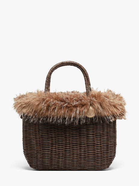 Medium Doudou Basket Bag Partridge Effect Le voyage en panier Beige doudou M