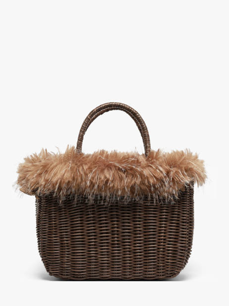 Medium Doudou Basket Bag Partridge Effect Le voyage en panier Beige doudou M other view 4