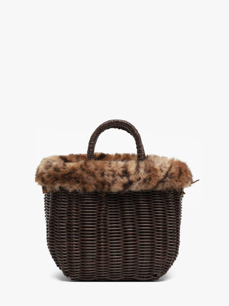 Small Doudou Basket Bag Leopard Le voyage en panier Brown doudou S other view 4