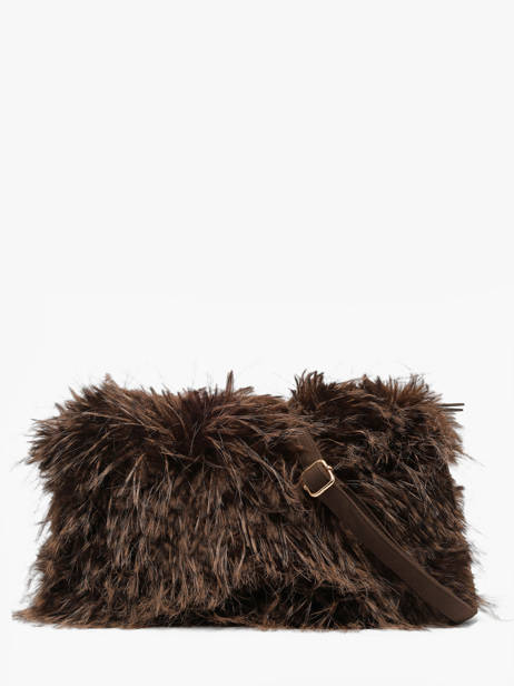 Shoulder Bag Doudou Le voyage en panier Brown doudou AHP319 other view 4