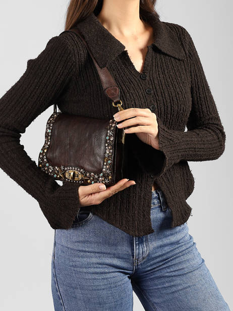 Shoulder Bag Poppi Leather Campomaggi Brown poppi 38610ND other view 1