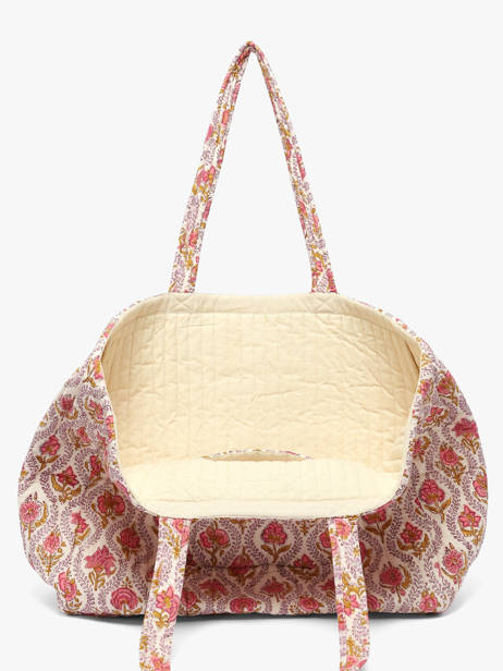 A4 Size Shoulder Bag Cabas Cotton Byzantine Multicolor cabas EPH other view 3
