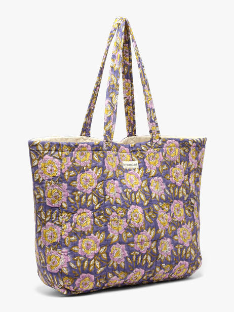 A4 Size Shoulder Bag Cabas Cotton Byzantine Multicolor cabas 113 other view 2