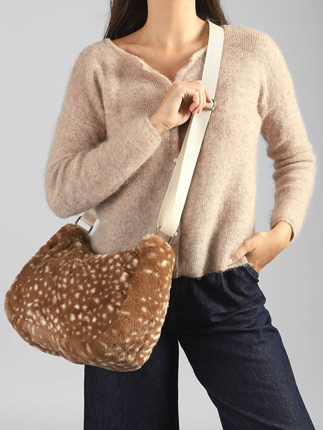 Shoulder Bag Rosa Fawn Hindbag Brown faon FN other view 1
