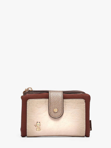 Portefeuille Blossom Anekke Beige blossom 43719912 vue secondaire 2