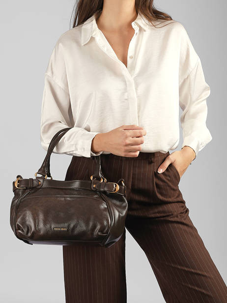 Handbag Lune Leather Vanessa bruno Brown lune 7V40920 other view 1