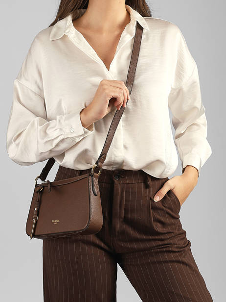 Sac Bandoulière Faubourg Cuir Lancel Marron faubourg A13524 vue secondaire 1