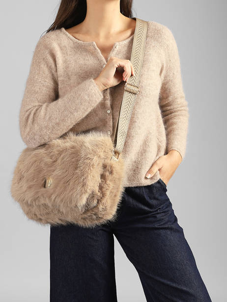 Shoulder Bag Doudou Le voyage en panier Beige doudou AHP311 other view 1