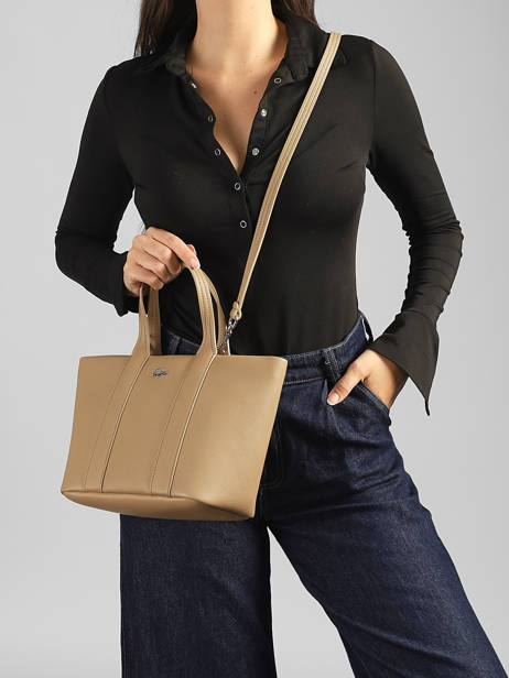 Handbag Authentic Lacoste Beige authentic NF5518EG other view 1