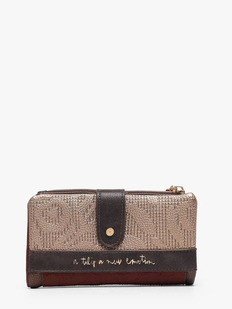 Portefeuille Blossom Anekke Beige blossom 43719907 vue secondaire 2