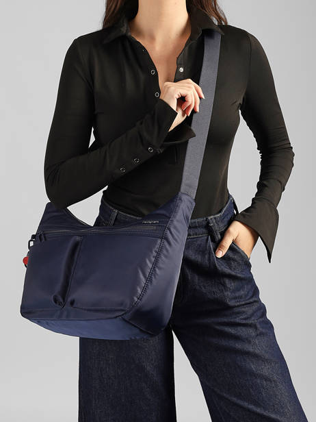 Shoulder Bag Alex In Recycled Polyester Hedgren Blue inner city upgrade HIC437 other view 1