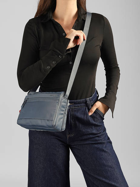 Shoulder Bag Eye Recycled Polyester Hedgren Blue inner city upgrade HIC176 other view 1