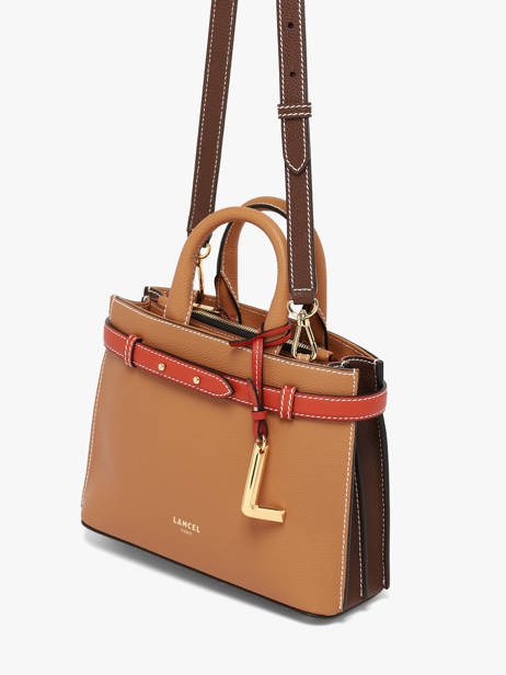 Sac Porté Main S Faubourg Cuir Lancel Marron faubourg A13547 vue secondaire 2