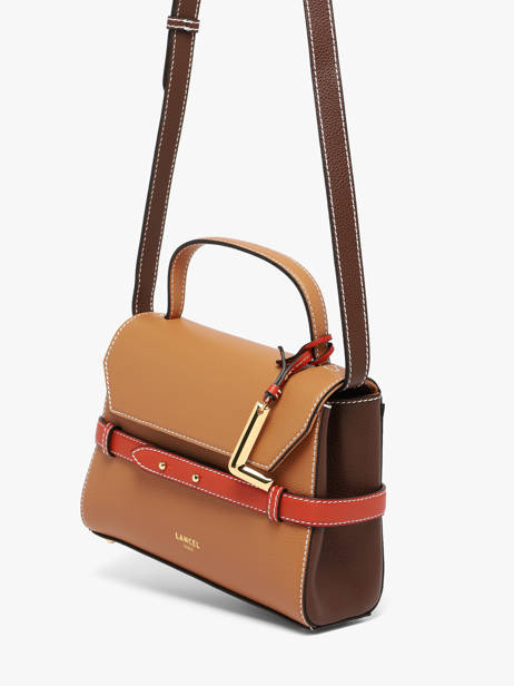 Sac Bandoulière Faubourg Cuir Lancel Marron faubourg A13949 vue secondaire 2