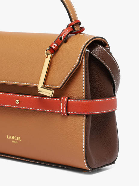 Sac Bandoulière Faubourg Cuir Lancel Marron faubourg A13949 vue secondaire 3