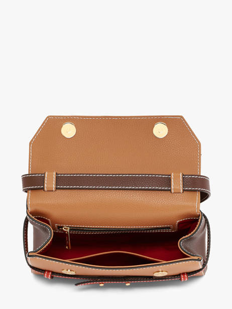 Sac Bandoulière Faubourg Cuir Lancel Marron faubourg A13949 vue secondaire 4