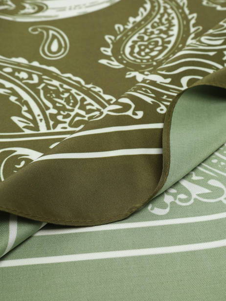 Foulard Colorado 70x70 Le voyage en panier Vert accessoires AHF008 vue secondaire 2