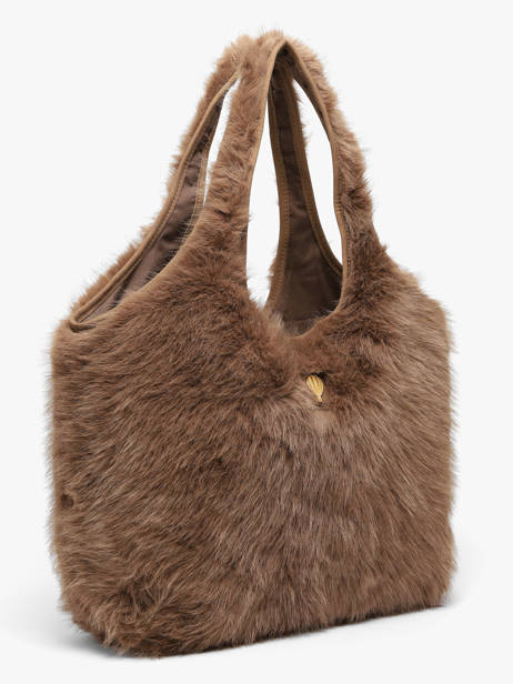 Sac Porté épaule Doudou Le voyage en panier Marron doudou AHP312 vue secondaire 1