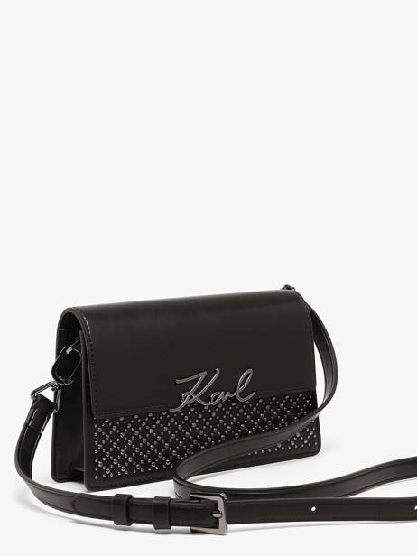 Sac Bandoulière K Signature Karl lagerfeld Noir k signature B4W30328 vue secondaire 1