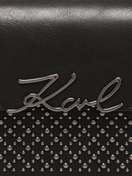 Sac Bandoulière K Signature Karl lagerfeld Noir k signature B4W30328 vue secondaire 2