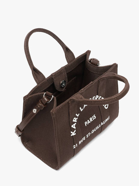 Sac Bandoulière Rsg Coton Karl lagerfeld Marron rsg A3W50118 vue secondaire 3