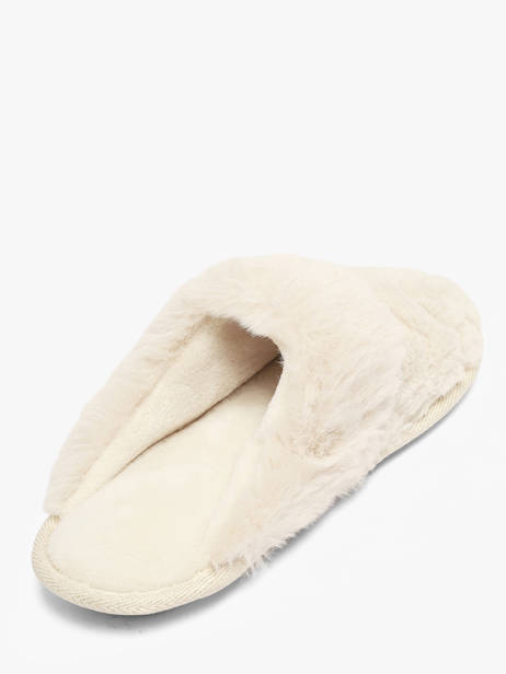 Chaussons Isotoner Beige women 97357 vue secondaire 2