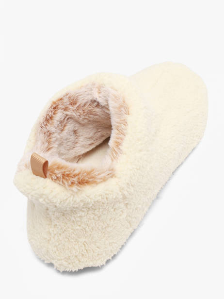 Chaussons Isotoner Beige women 97422 vue secondaire 2
